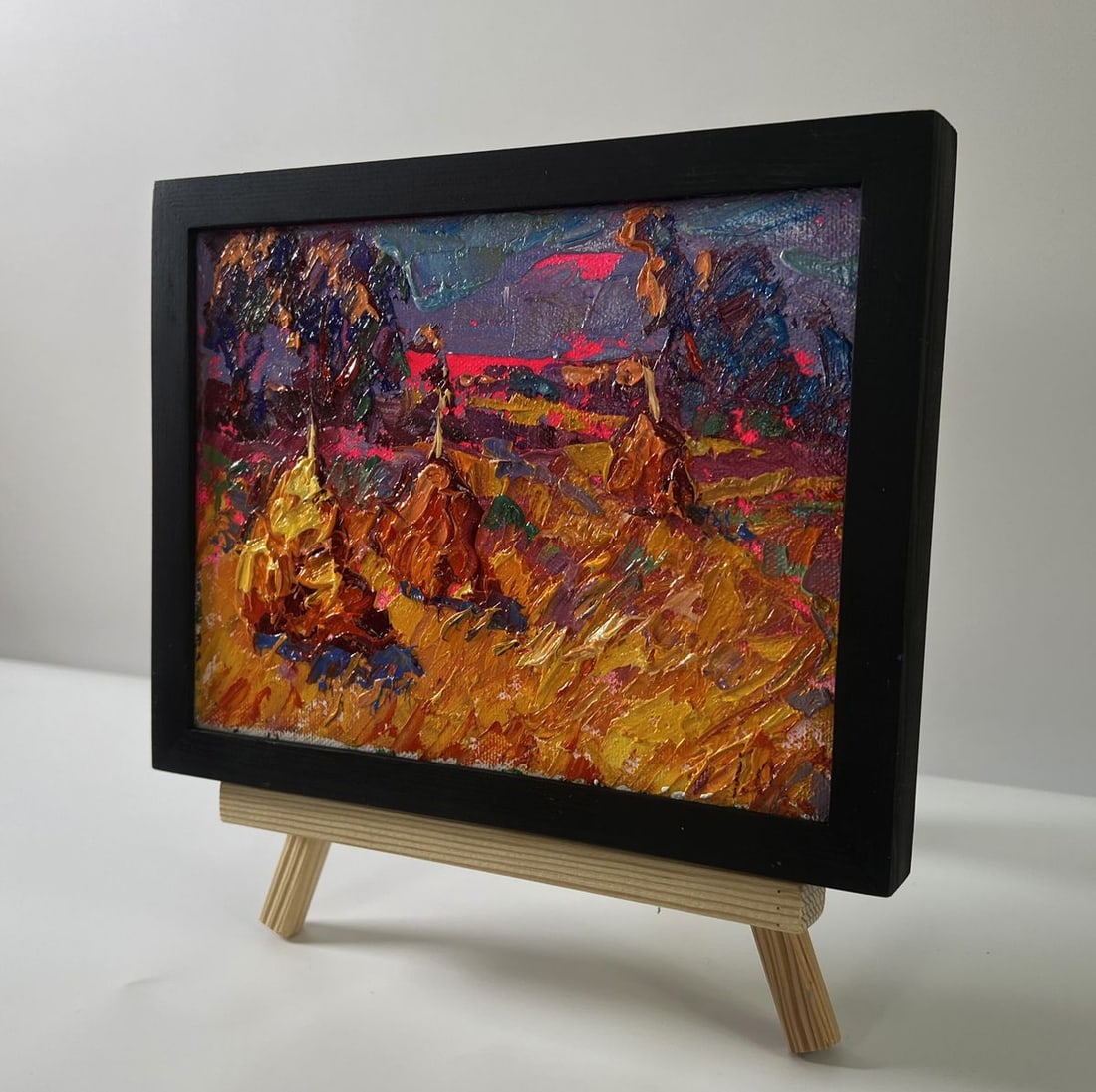 Oil painting Sunset over the field Oleksiy Ivanyuk - 2