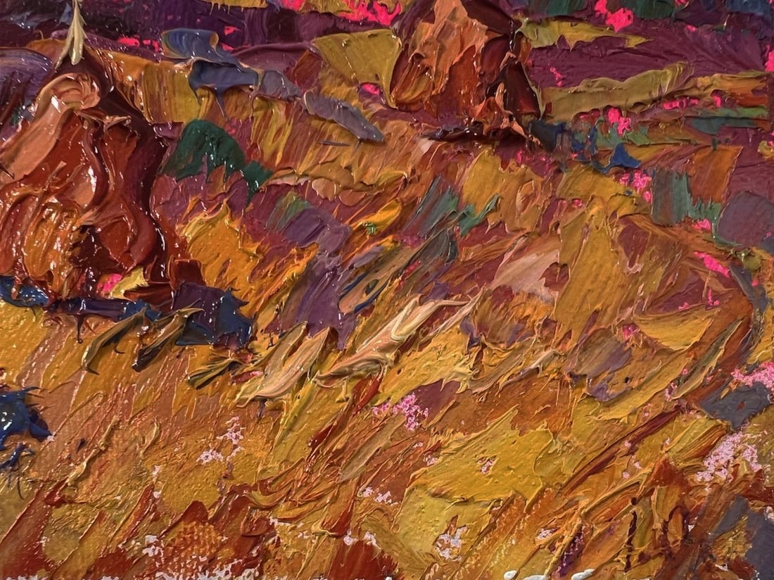 Oil painting Sunset over the field Oleksiy Ivanyuk - 5