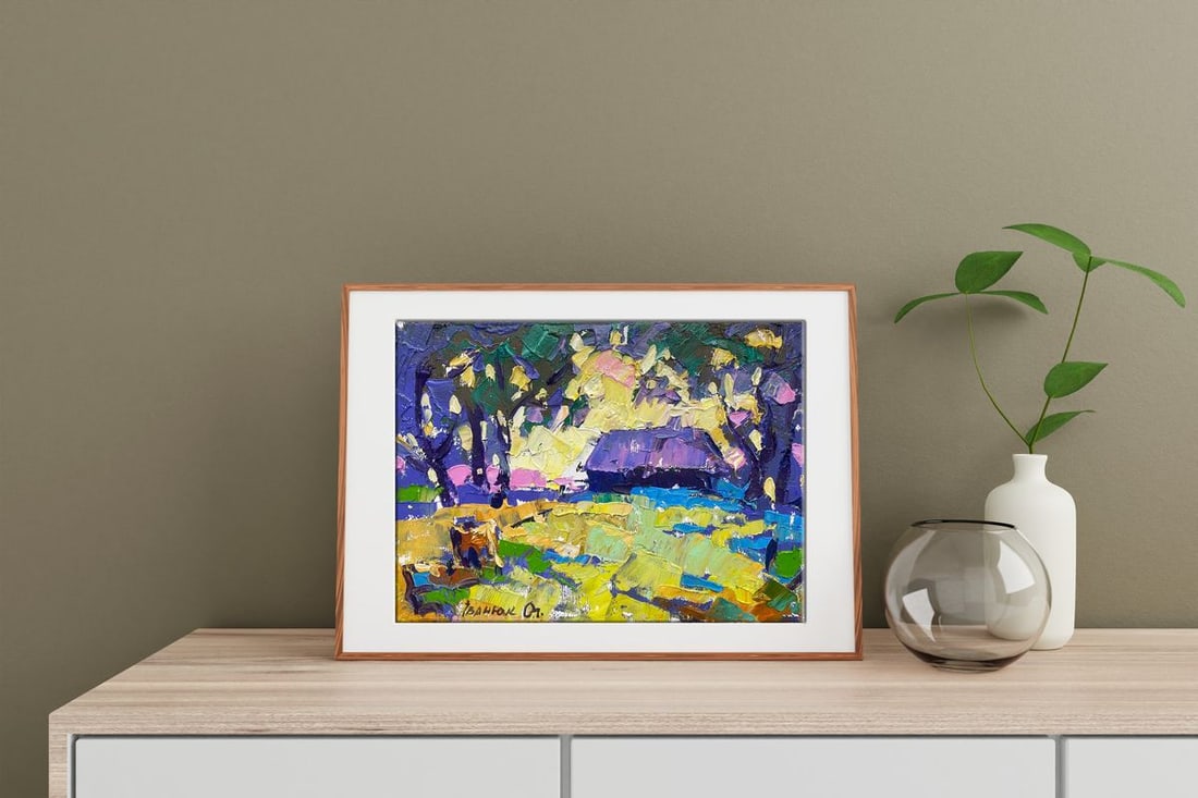 Oil painting In the evening Alex Kalenyuk - 3