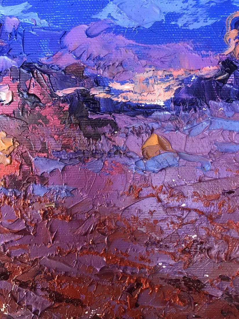 Oil painting Cold evening Kalenyuk Alex - 7