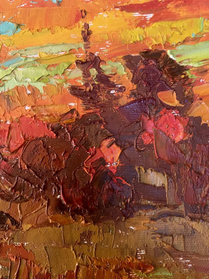 Oil painting Crimson evening Kalenyuk Alex - 10