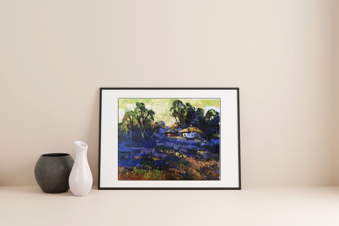 Oil painting Cold evening Kalenyuk Alex - 3