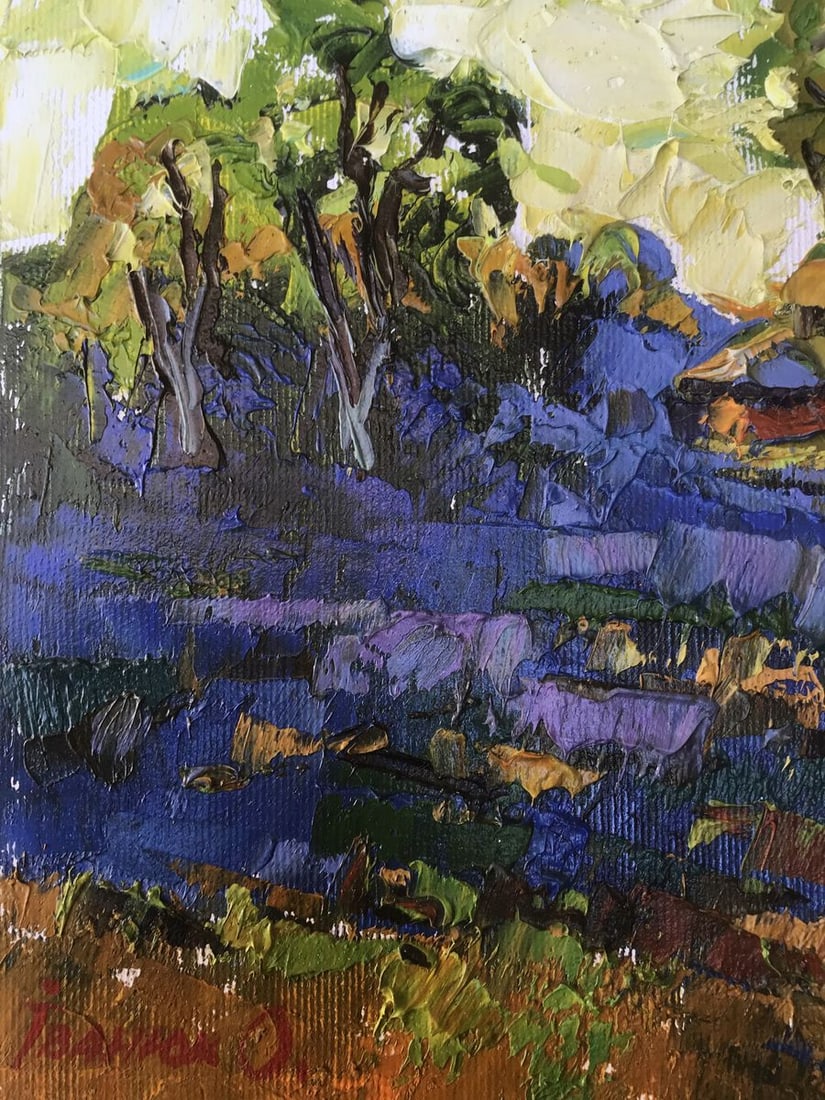 Oil painting Cold evening Kalenyuk Alex - 5