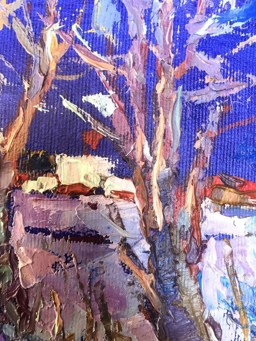 Oil painting Moonlit night Kalenyuk Oksana - 10