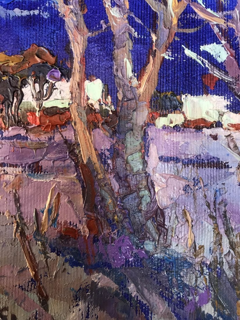 Oil painting Moonlit night Kalenyuk Oksana - 7