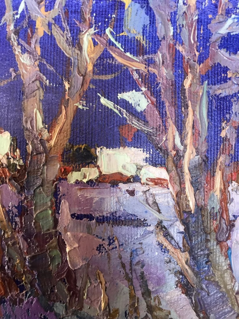 Oil painting Moonlit night Kalenyuk Oksana - 8