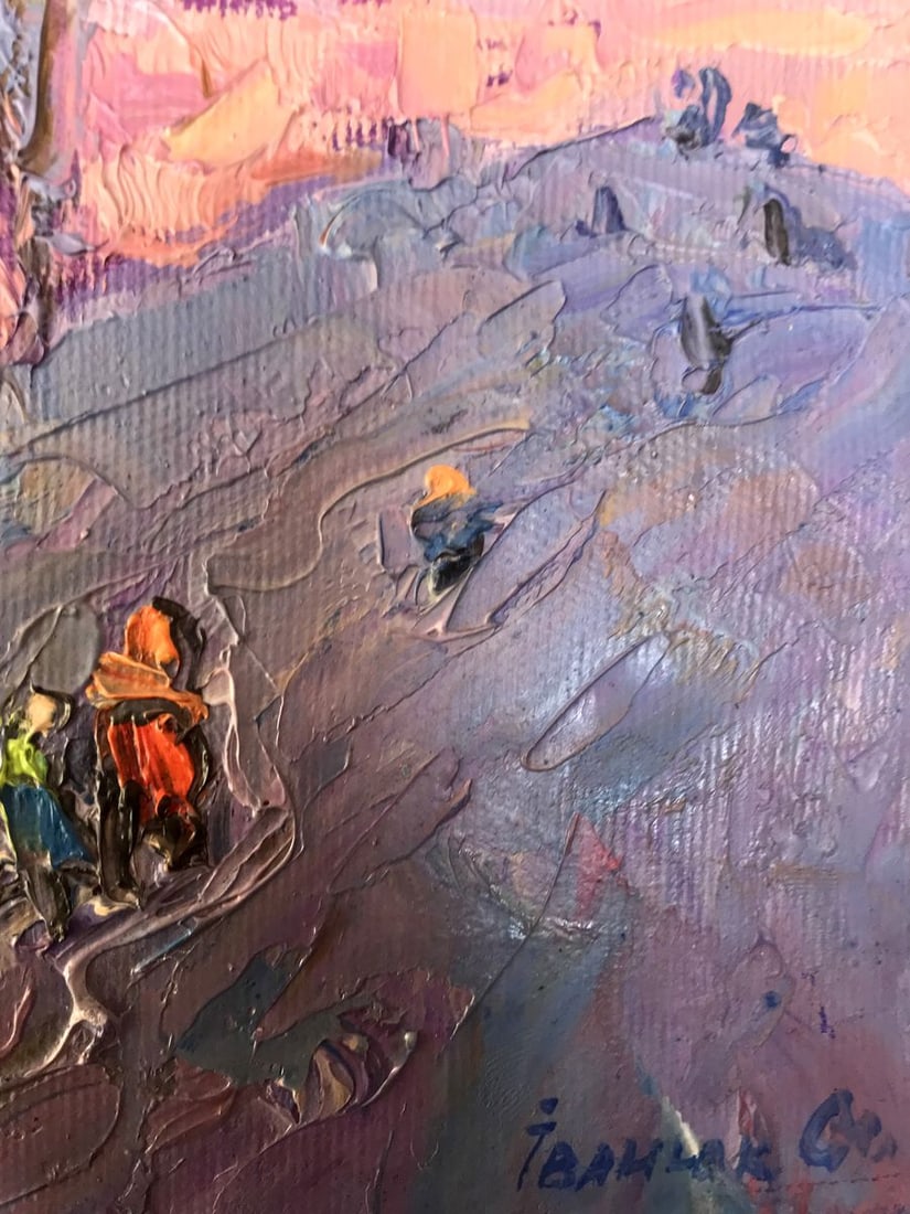 Oil painting Until late Kalenyuk Alex - 11