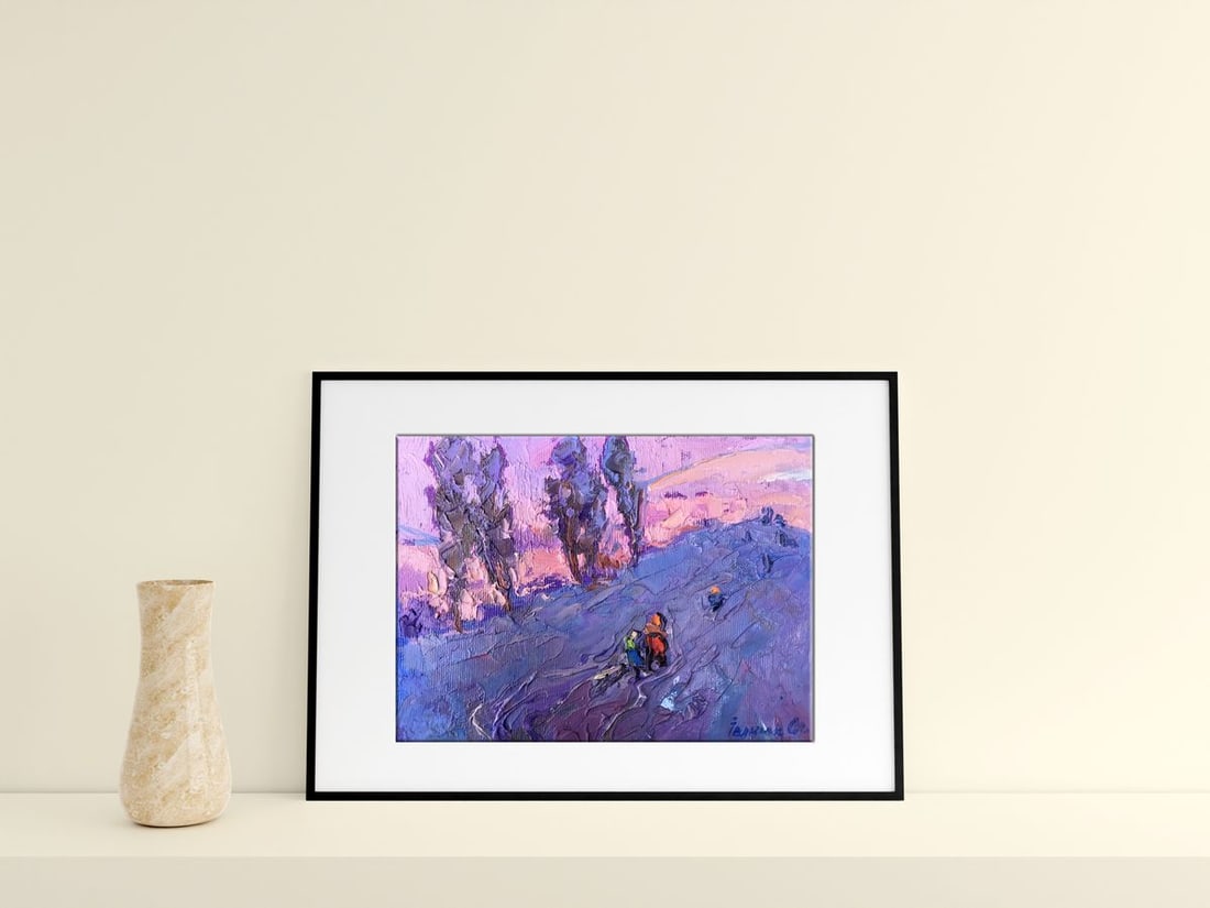 Oil painting Until late Kalenyuk Alex - 2