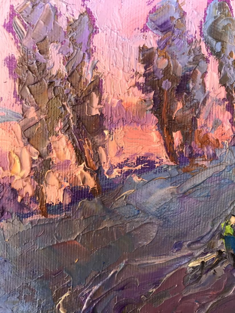 Oil painting Until late Kalenyuk Alex - 4