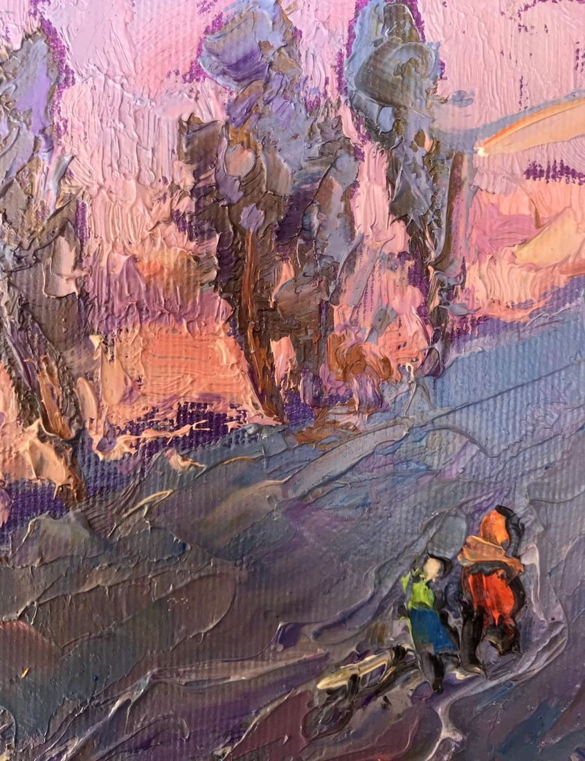 Oil painting Until late Kalenyuk Alex - 6