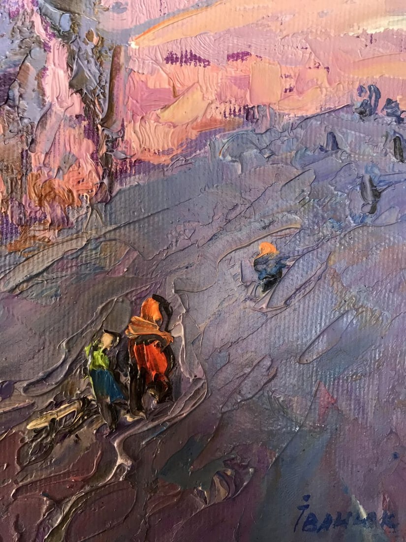 Oil painting Until late Kalenyuk Alex - 9