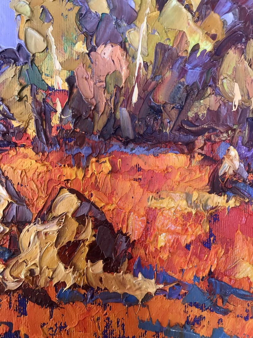 Oil painting Crimson stubble Kalenyuk Alex - 7