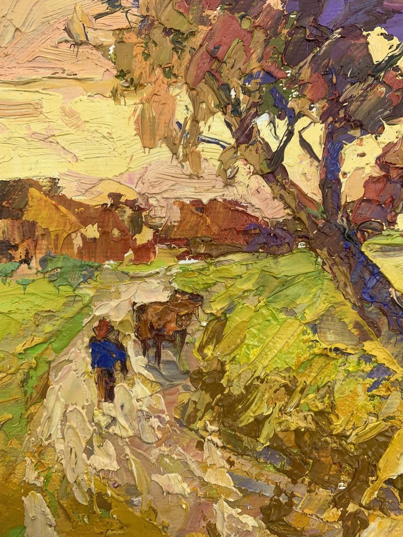 Oil painting Warm evening Kalenyuk Oksana - 5