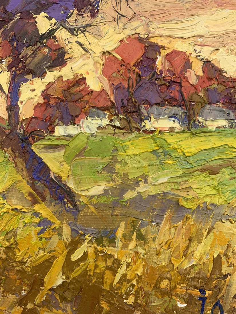 Oil painting Warm evening Kalenyuk Oksana - 8