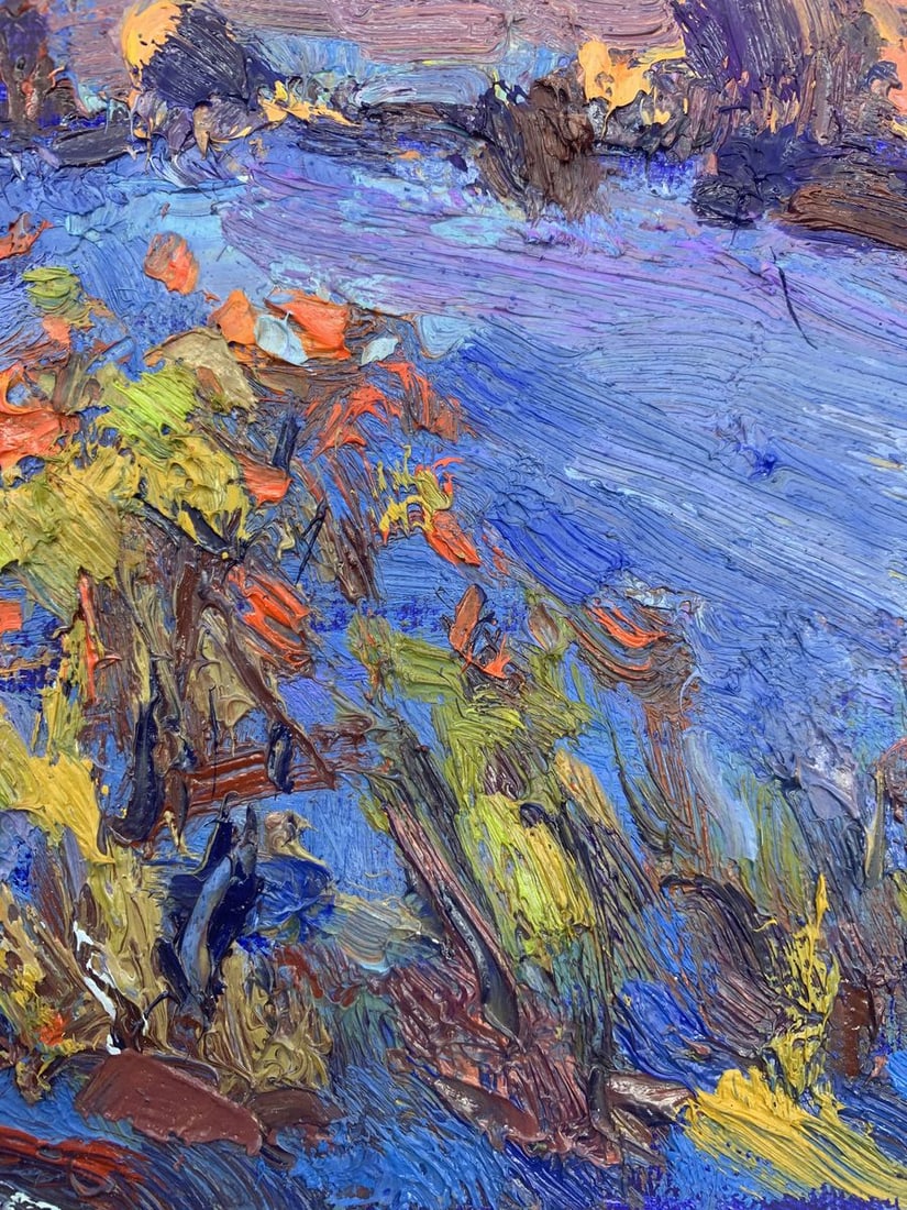 Oil painting Frosty night Kalenyuk Oksana - 10