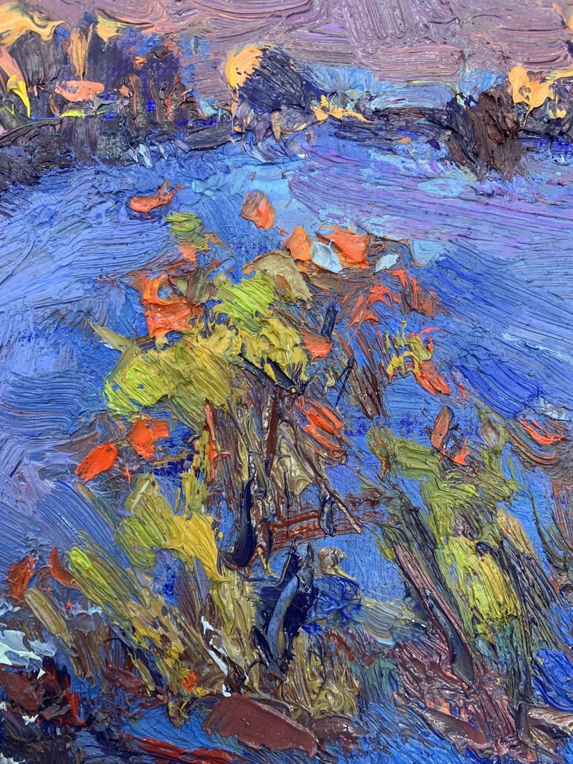 Oil painting Frosty night Kalenyuk Oksana - 8