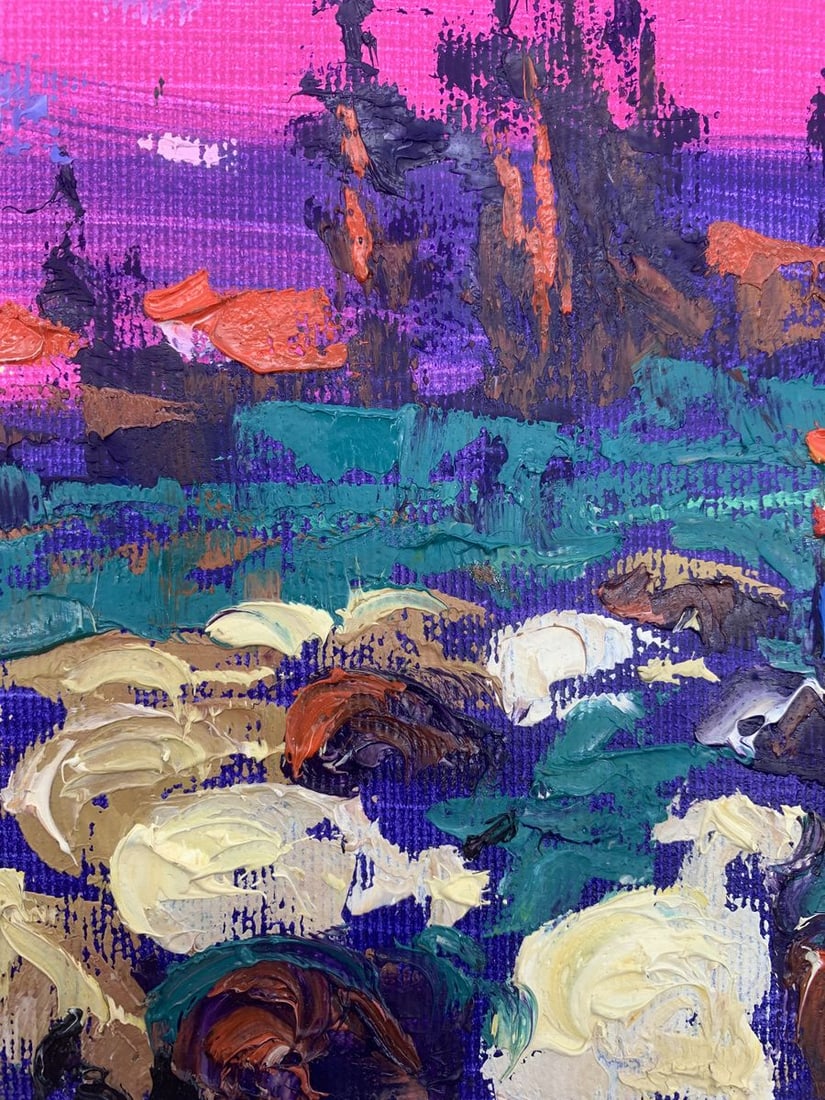 Oil painting On the meadow Kalenyuk Alex - 7