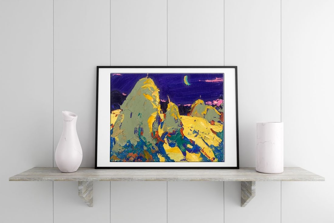 Oil painting Moonlit night Kalenyuk Alex - 2