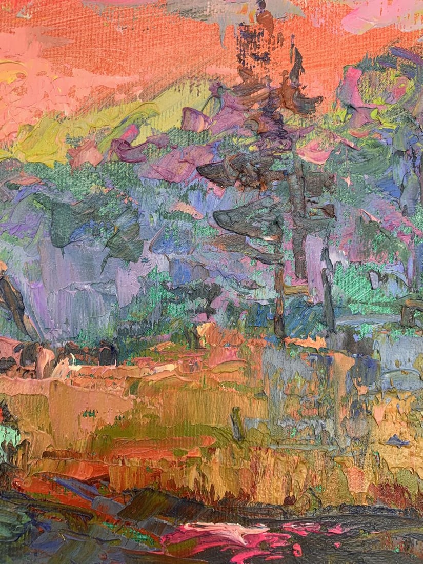 Oil painting Pink evening Kalenyuk Alex - 10