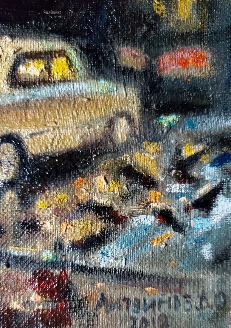 Oil painting Rainy day Litvinov Daniil Olegovich - 2