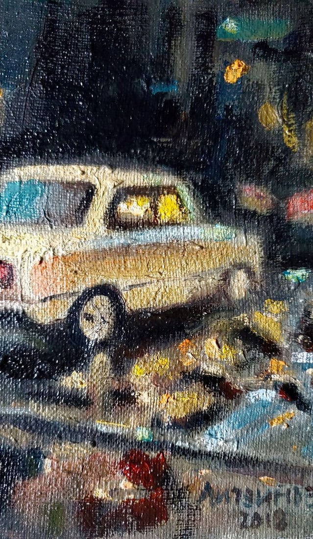 Oil painting Rainy day Litvinov Daniil Olegovich - 3
