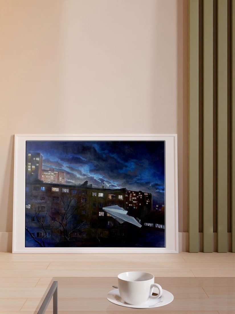 Oil painting New Year Varvarov Anatoly Viktorovich - 2