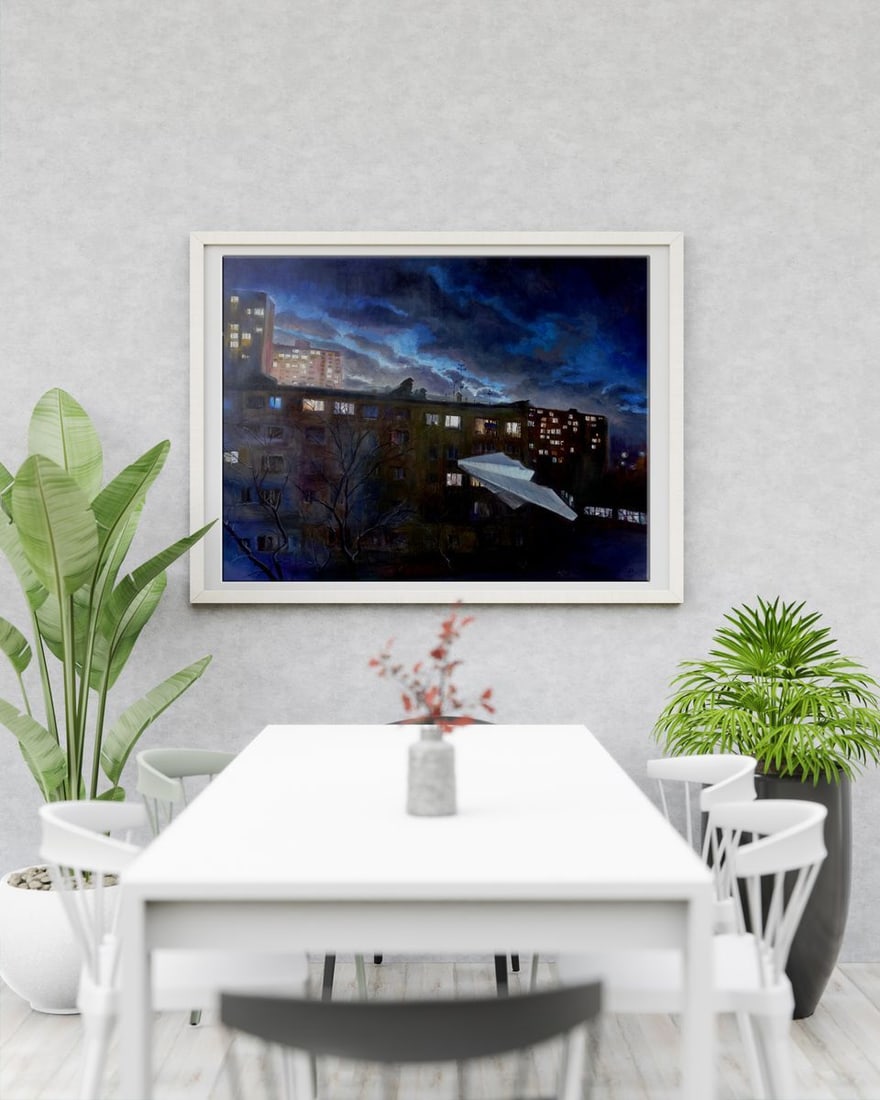 Oil painting New Year Varvarov Anatoly Viktorovich - 3