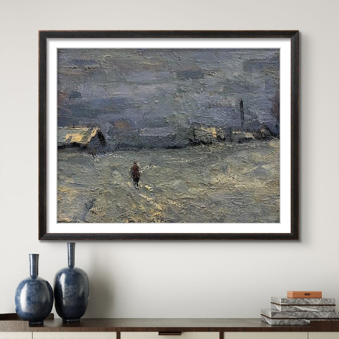 Oil painting Evening in the village Volodymyr Pashchenko - 3