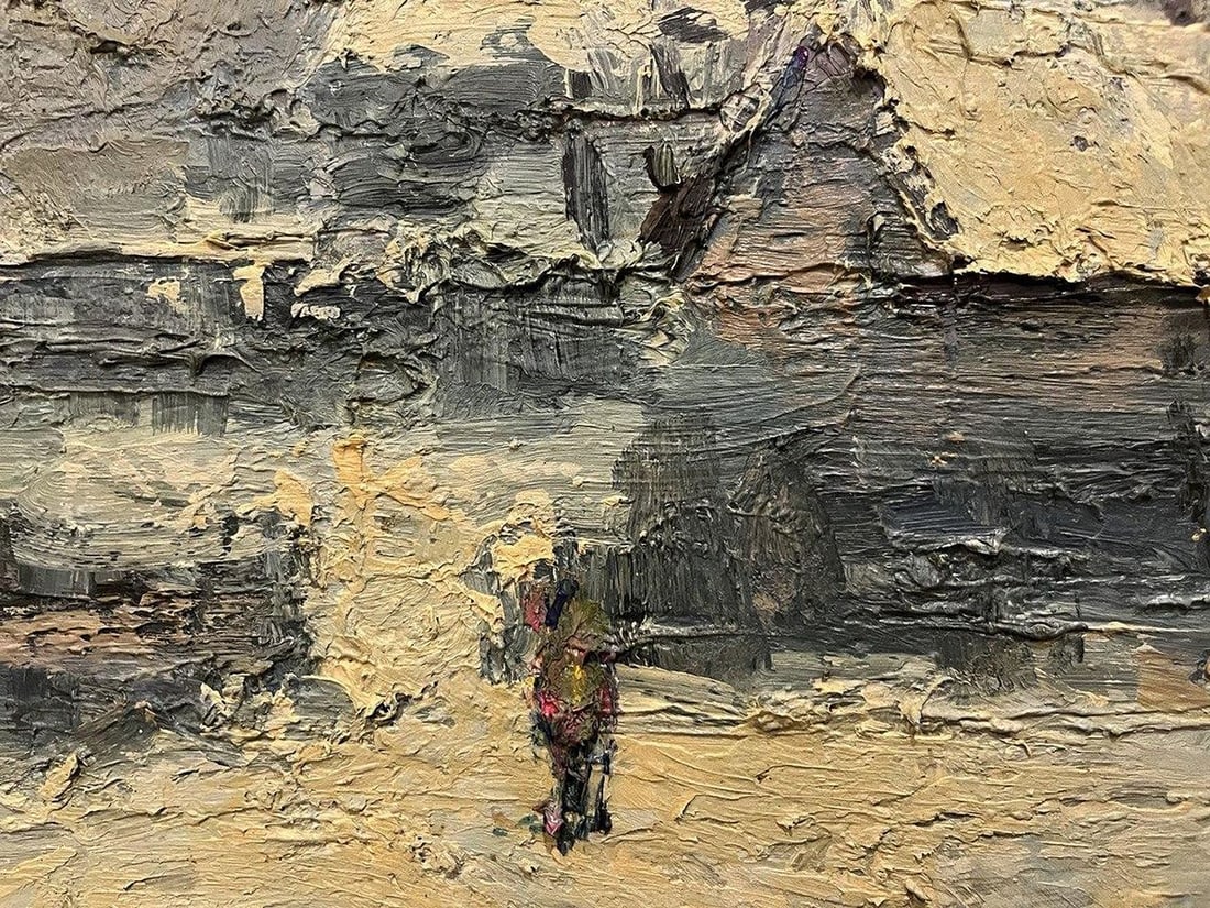 Oil painting Evening in the village Volodymyr Pashchenko - 8