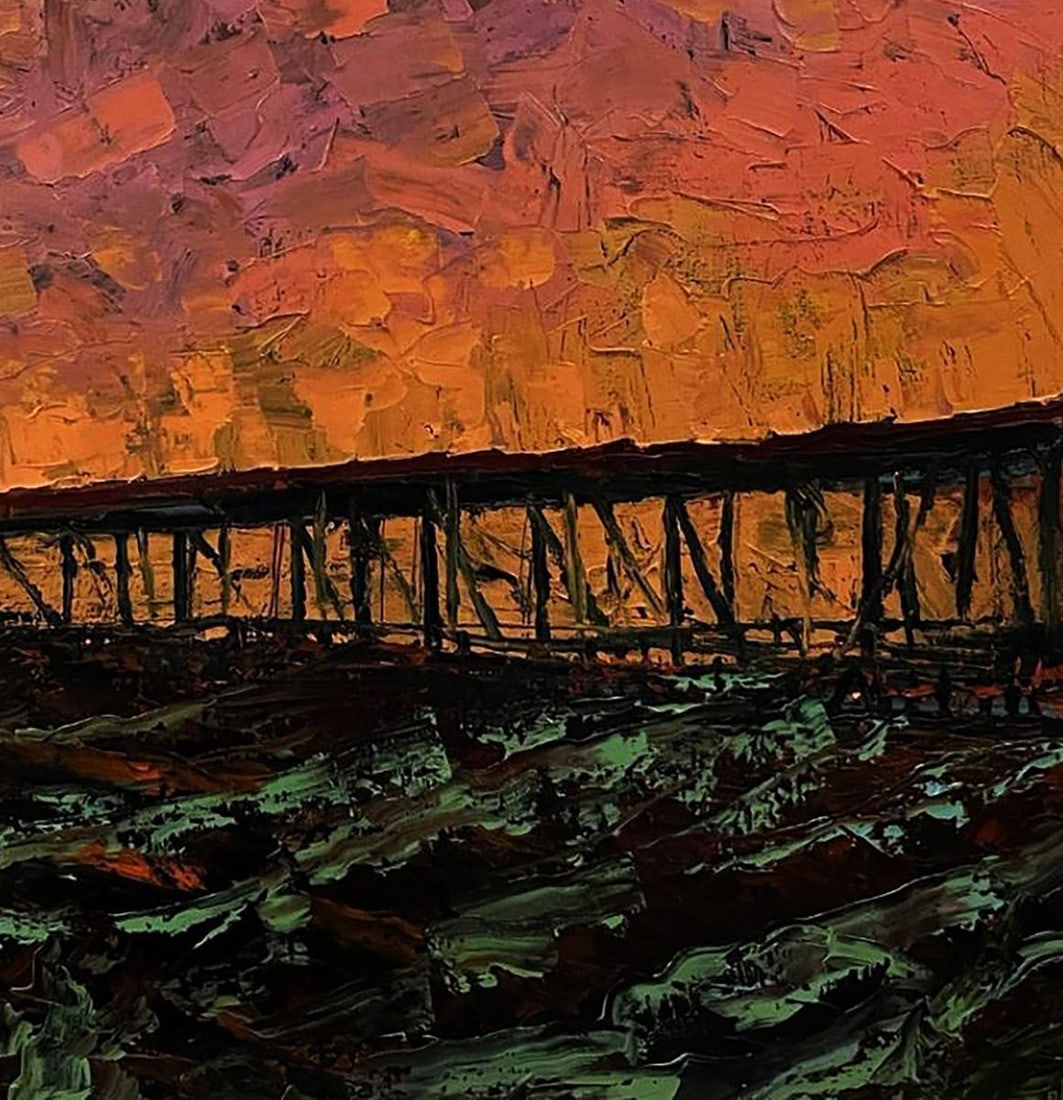 Oil painting Amazing sunset Serhiy Kovalev - 7