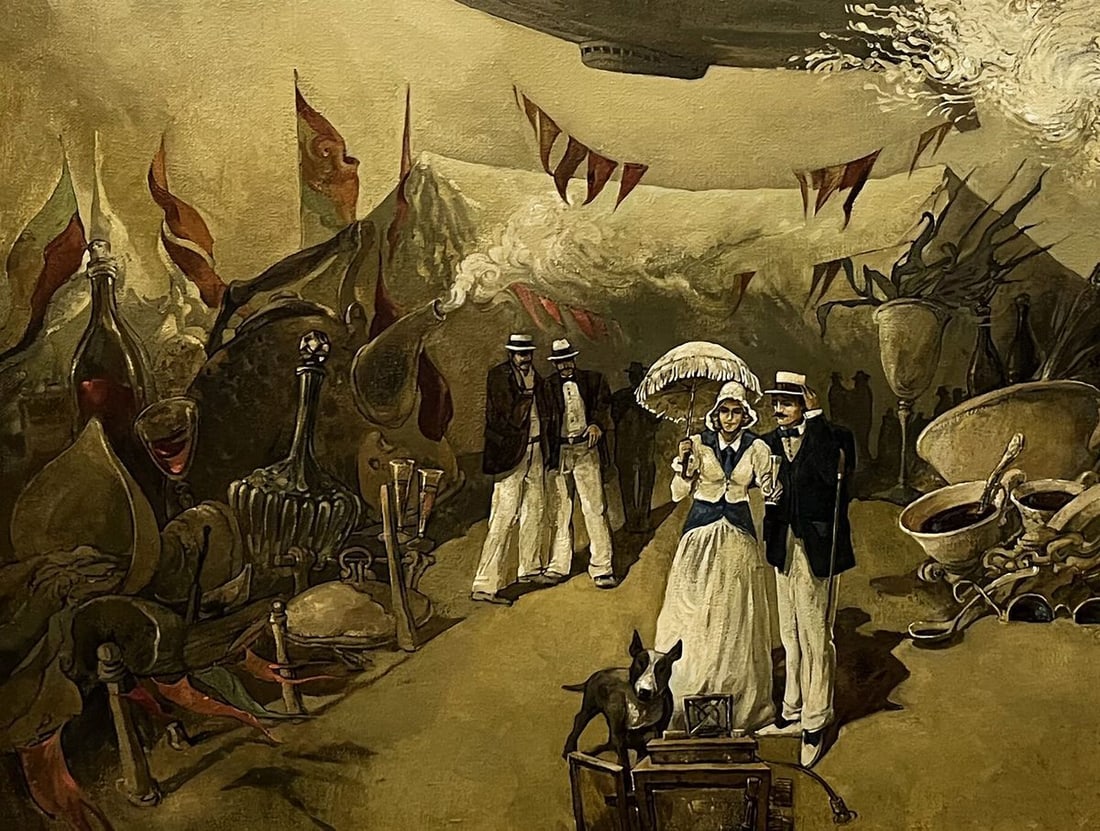 Oil painting Picnic Yuriy Laptev - 9