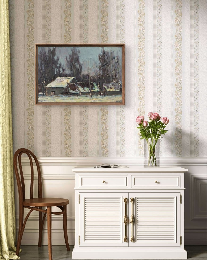 Oil painting After a cold night Volodymyr Pashchenko - 2