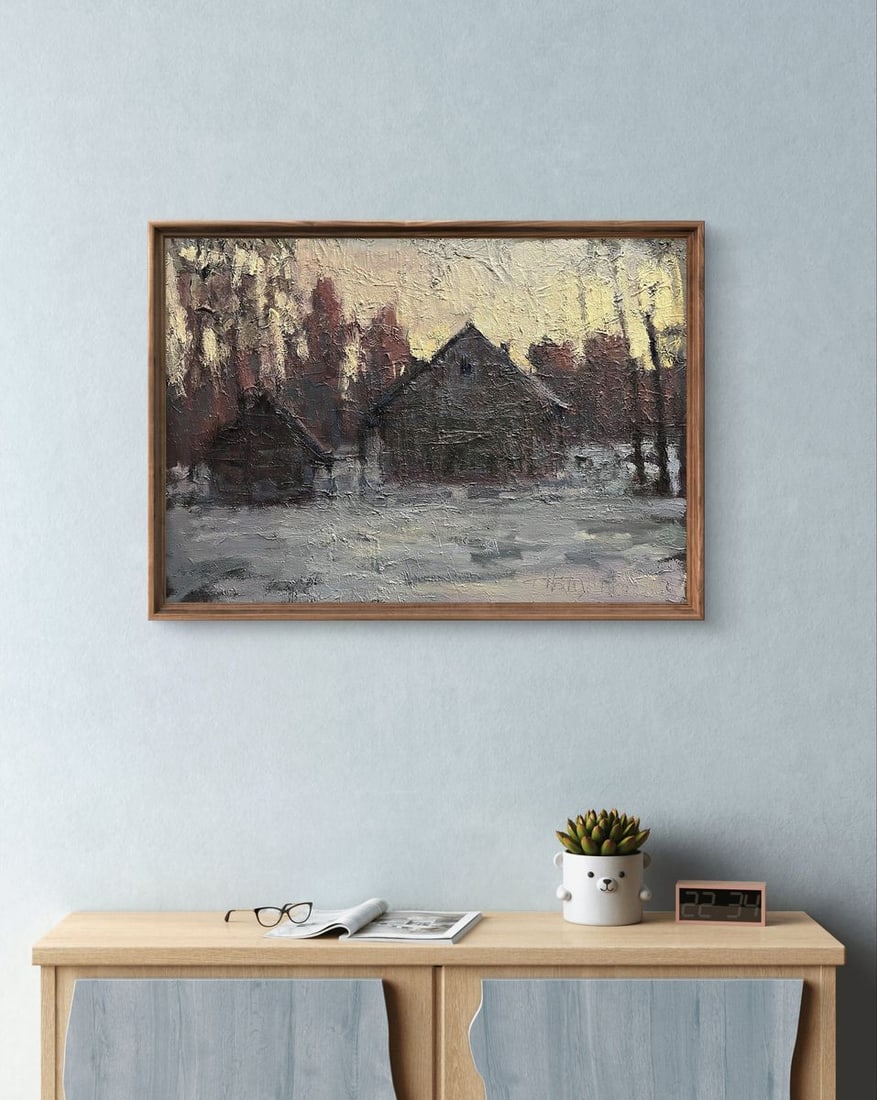 Oil painting Evening has come Volodymyr Pashchenko - 3