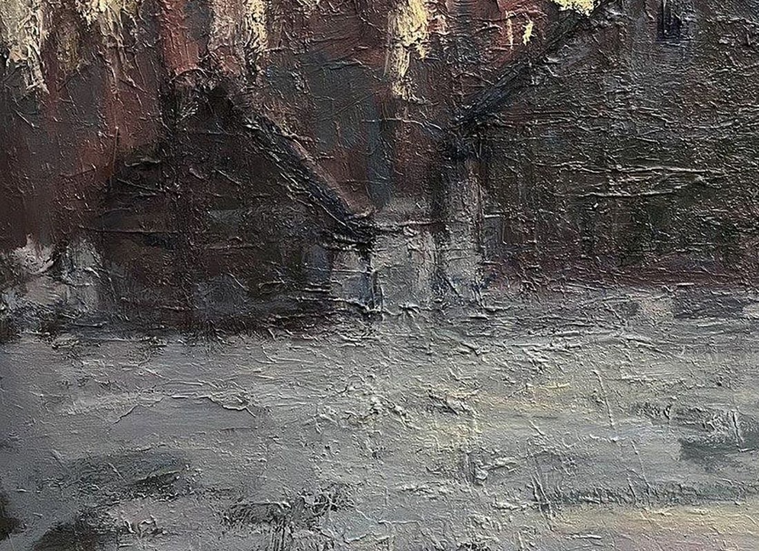 Oil painting Evening has come Volodymyr Pashchenko - 6
