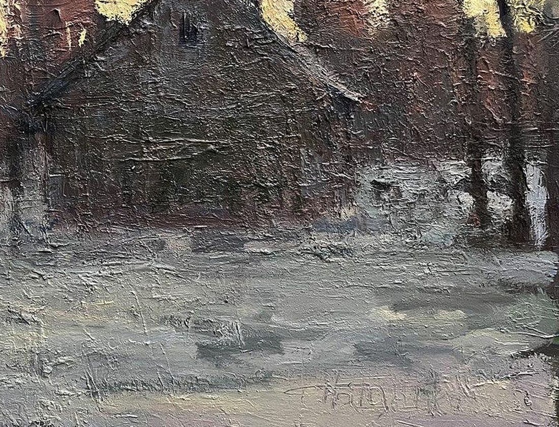 Oil painting Evening has come Volodymyr Pashchenko - 7