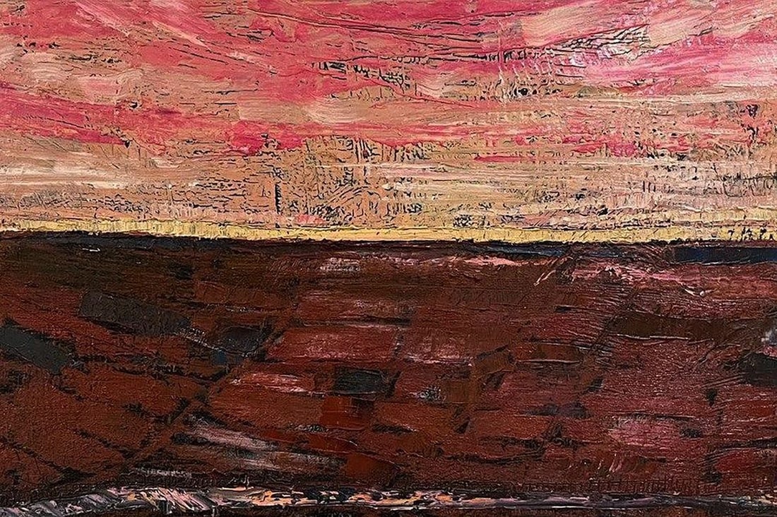 Oil painting Crimson sunset Serhiy Kovalev - 5