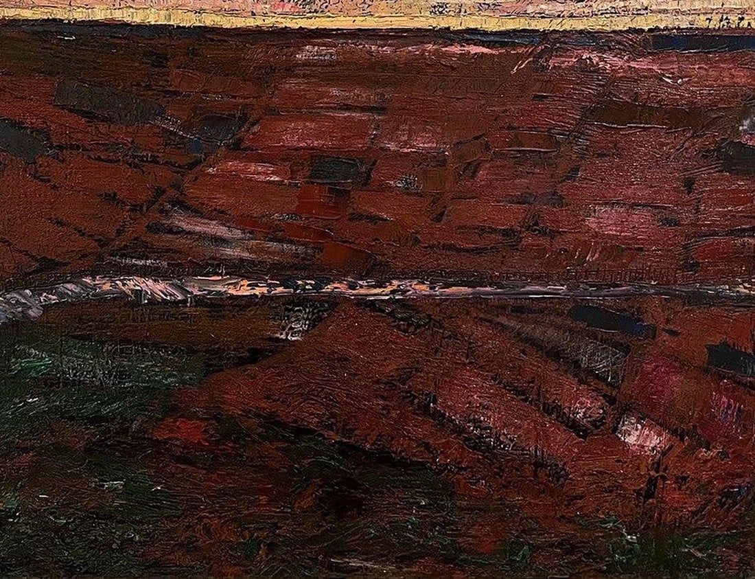 Oil painting Crimson sunset Serhiy Kovalev - 7