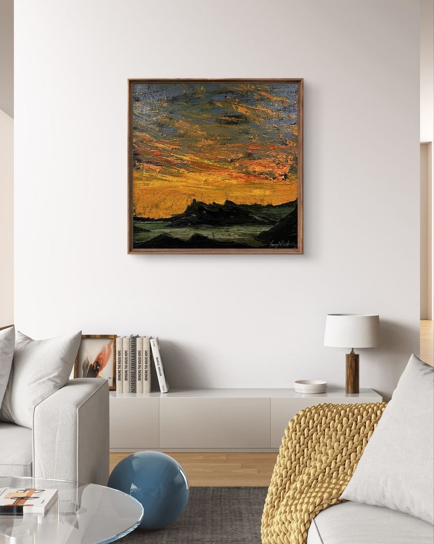 Oil painting Over the Mountains Serhiy Kovalev - 2