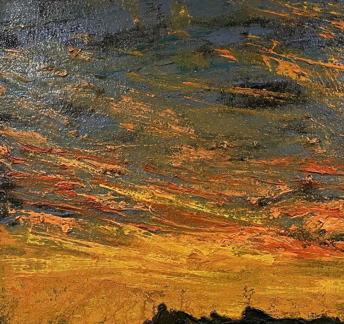 Oil painting Over the Mountains Serhiy Kovalev - 4