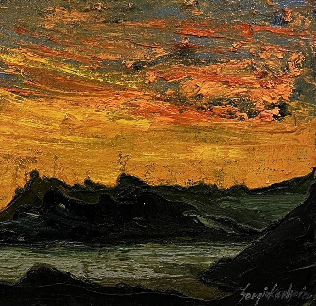 Oil painting Over the Mountains Serhiy Kovalev - 7