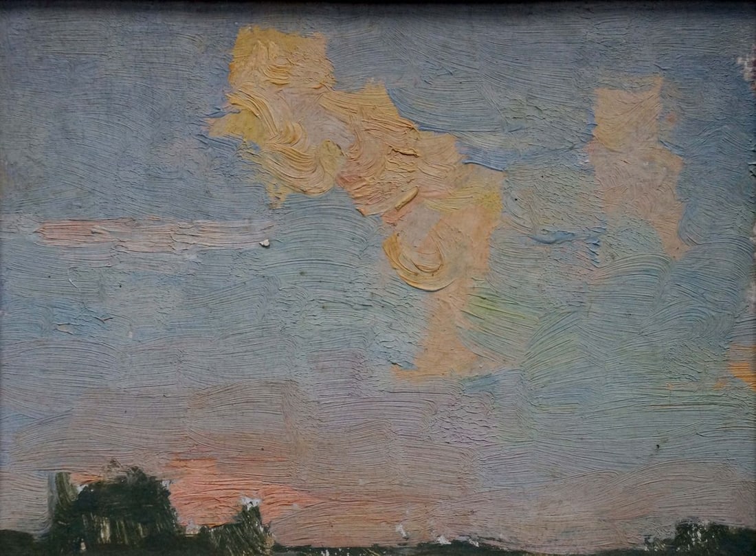 Oil painting Evening landscape Trohimenko Karp Demyanovich - 2