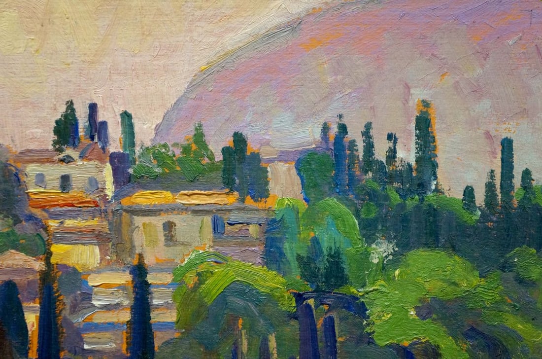 Oil painting Urban landscape - 4