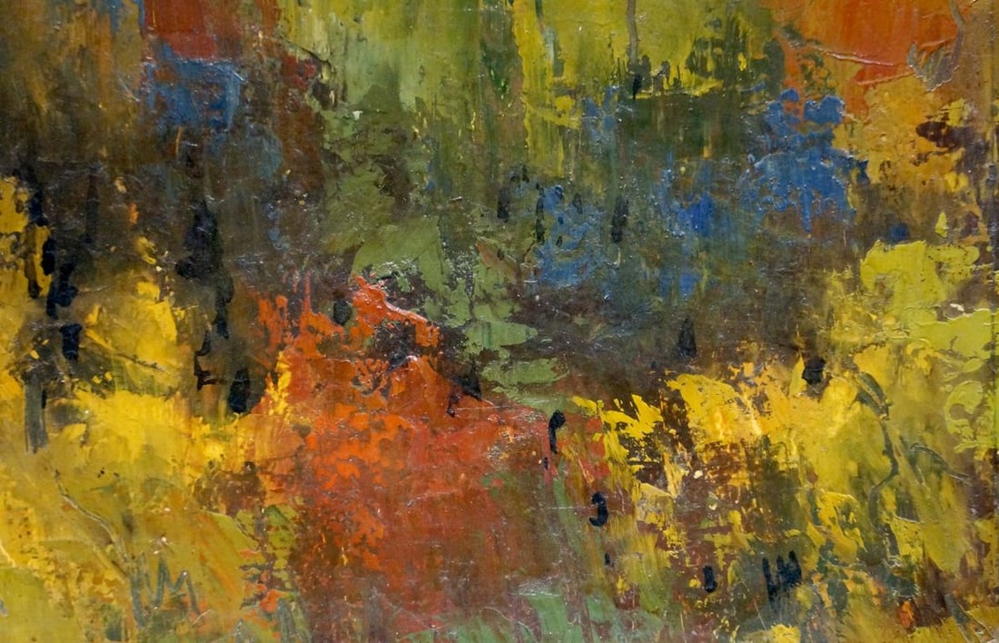 Oil painting Evening landscape Kolosovsky Georgy Sergeevich - 6