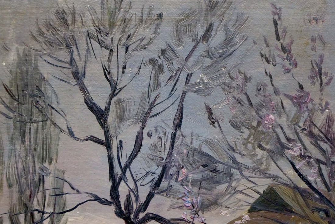 Oil painting Evening in the village Solodovnikov Aleksey Pavlovich - 4