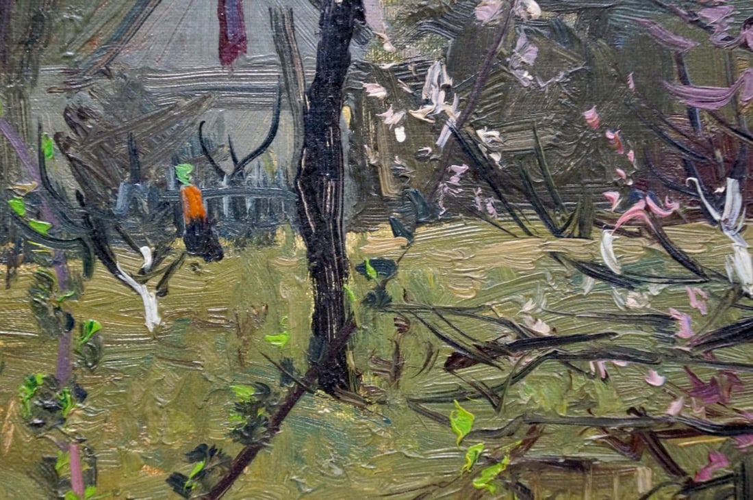 Oil painting Evening in the village Solodovnikov Aleksey Pavlovich - 6