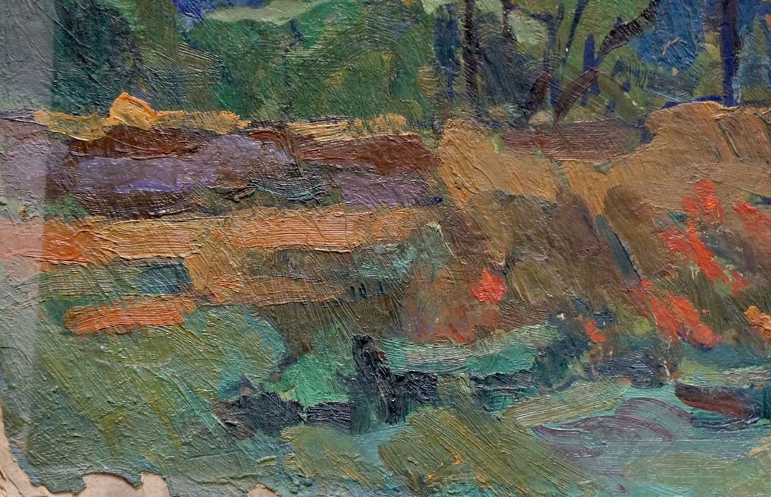 Oil painting In the evening Fomin Anatoly Nikiforovich - 2