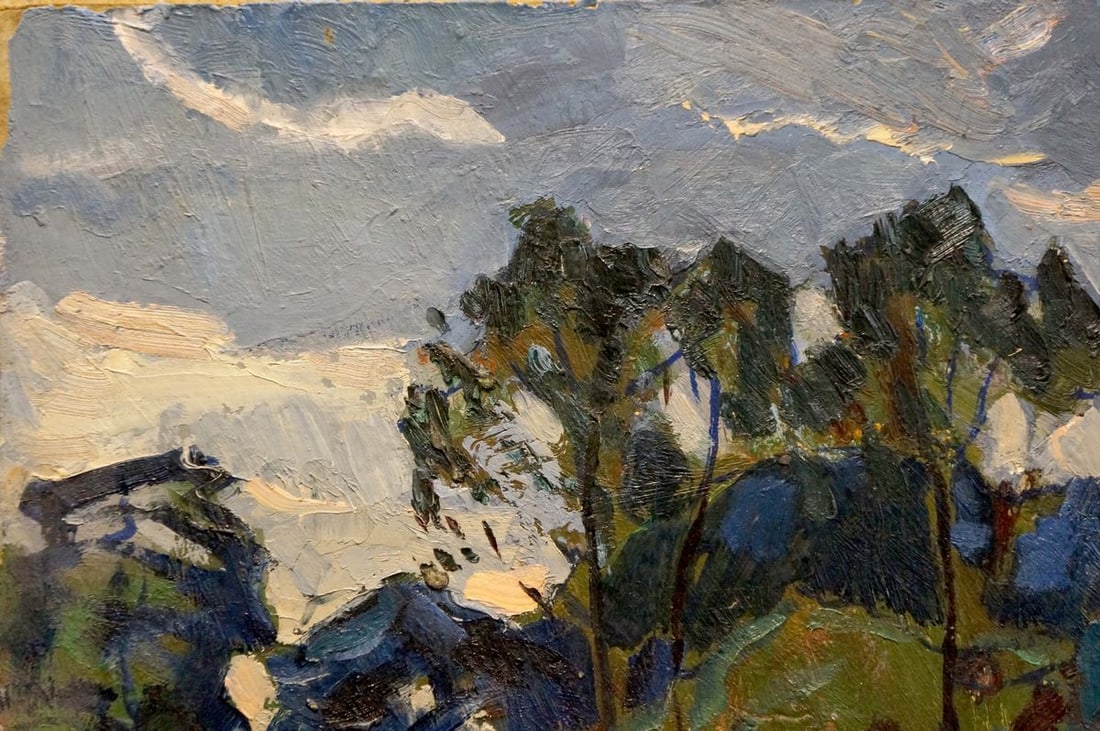 Oil painting In the evening Fomin Anatoly Nikiforovich - 3