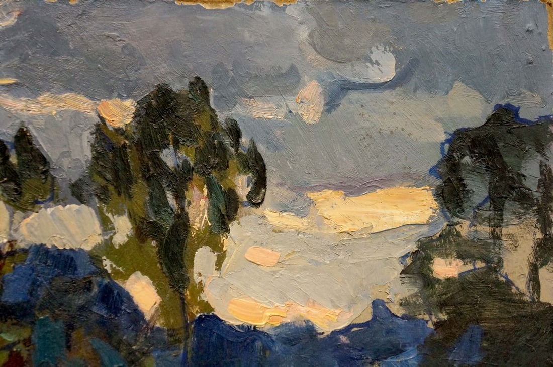 Oil painting In the evening Fomin Anatoly Nikiforovich - 4