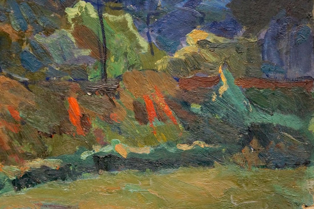 Oil painting In the evening Fomin Anatoly Nikiforovich - 5