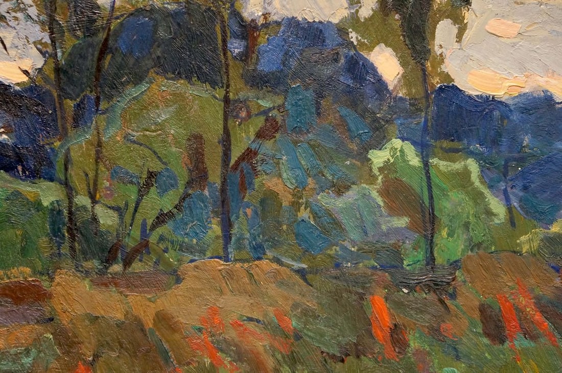 Oil painting In the evening Fomin Anatoly Nikiforovich - 6